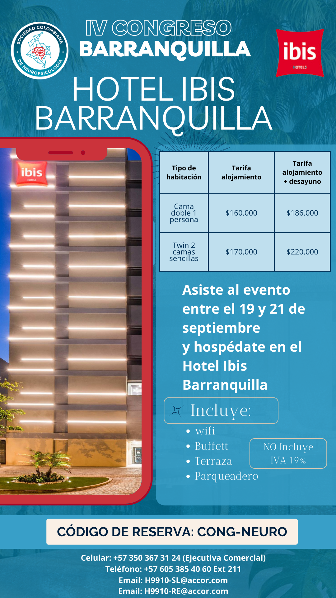 Oferta IBIS Barranquilla IV Congreso SCN